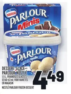 Metro Dessert glacé parlour nestlé | nestlé parlour frozen dessert offer