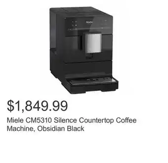 Costco Miele cm5310 silence countertop coffee machine, obsidian black offer