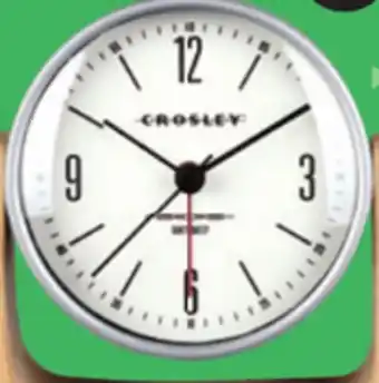 Canadian Tire Crosley wood tilt alarm clock offer