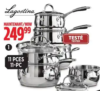 Canadian Tire Lagostina padova stainless-steel cookset offer