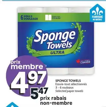 Brunet Sponge towels essuie-tout sélectionnés offer