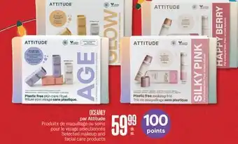 Jean Coutu Oceanly par attitude selected makeup and facial care products offer