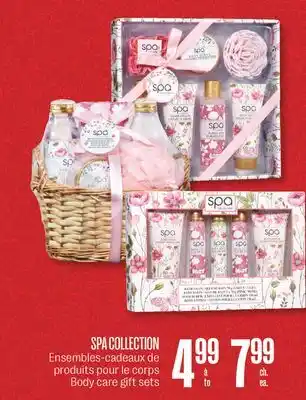 Jean Coutu Spa collection body care gift sets offer