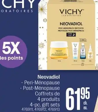 Jean Coutu Vichy neovadiol post-ménopause 4-pc. gift sets offer