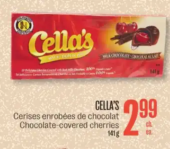 Jean Coutu Cella's chocolate-covered cherries offer