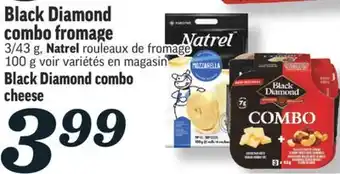 Marché Richelieu Black diamond combo fromage | black diamond combo cheese offer
