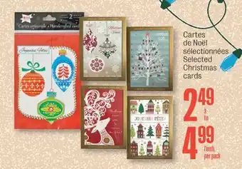 Jean Coutu Selected christmas cards offer