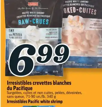 Marché Richelieu Irresistibles crevettes blanches du pacifique | irresistibles pacific white shrimp offer