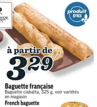 Marché Richelieu Baguette française | french baguette offer