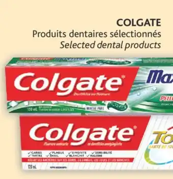 Brunet Colgate produits dentaires sélectionnés offer