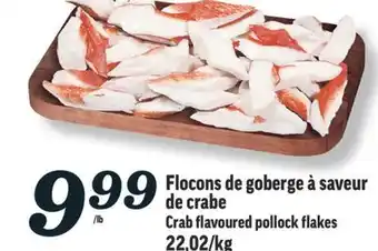 Marché Richelieu Flocons de goberge à saveur de crabe | crab flavoured pollock flakes offer