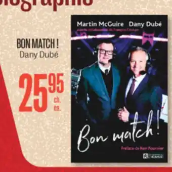 Jean Coutu Biographie bon match ! offer