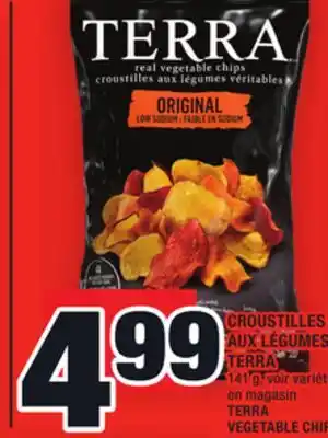 Super C Croustilles aux légumes terra | terra vegetable chips offer