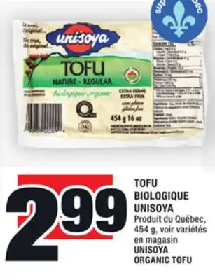Super C Tofu biologique unisoya | unisoya organic tofu offer
