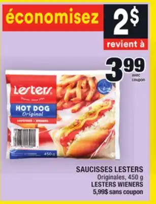 Super C Saucisses lesters | lesters wieners offer