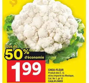 Super C Chou-fleur | cauliflower offer