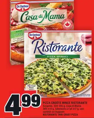 Super C Pizza croûte mince ristorante | ristorante thin crust pizza offer