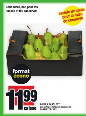 Super C Poires bartlett | bartlett pears offer