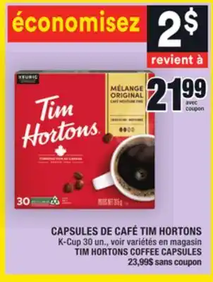 Super C Capsules de café tim hortons | tim hortons coffee capsules offer