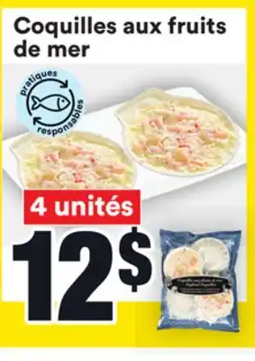 Super C Coquilles aux fruits de mer | seafood coquilles offer