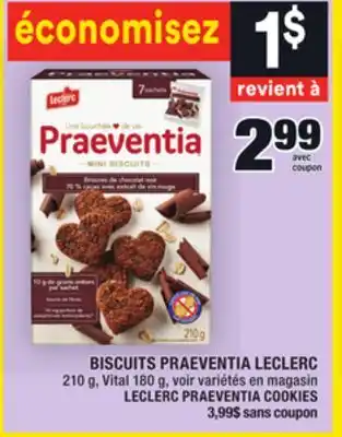 Super C Biscuits praeventia leclerc | leclerc praeventia cookies offer