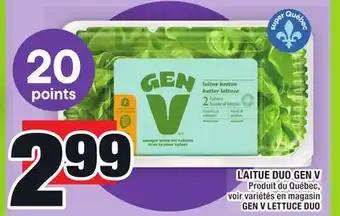 Super C Laitue duo gen v | gen v lettuce duo offer