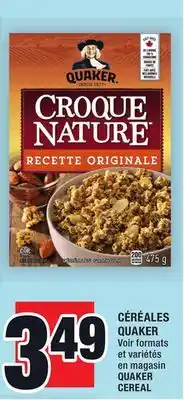 Super C Céréales quaker | quaker cereal offer