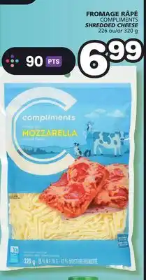 Marches Tradition Compliments shredded cheese offer