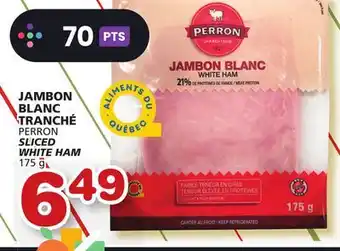 Marches Tradition Perron sliced white ham offer