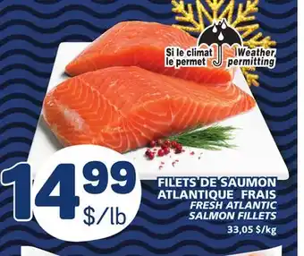 Marché Bonichoix Fresh atlantic salmon fillets offer