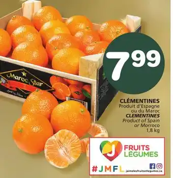 Marches Tradition Clementines offer