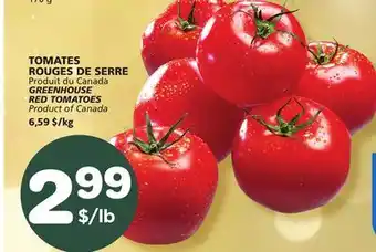 Marches Tradition Greenhouse red tomatoes offer