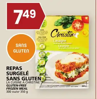 Rachelle-Bery Grocery La cuisine à christine gluten-free frozen meal offer