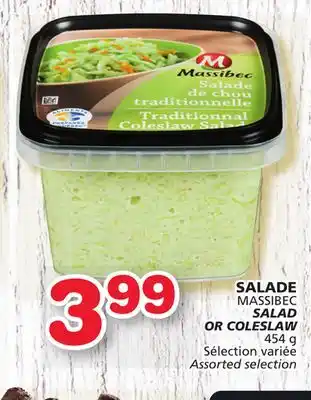 Marches Tradition Massibec salad or coleslaw offer