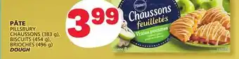 Marché Bonichoix Pillsbury chaussons (383 g), biscuits (454 g), brioches (496 g) dough offer