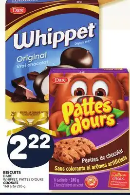 Marché Bonichoix Dare whippet, pattes d'ours cookies offer