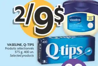 Brunet Vaseline, q-tips produits sélectionnés offer