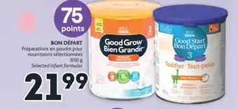 Brunet Bon départ préparations en poudre pour nourrissons sélectionnées offer