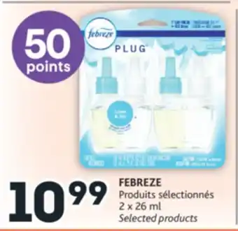 Brunet Febreze produits sélectionnés offer