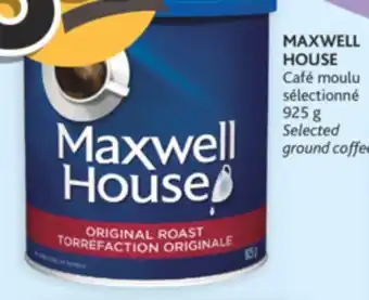 Brunet Maxwell house café moulu sélectionné offer