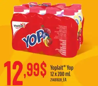 Provigo Yoplait yop, 12 x 200 ml offer