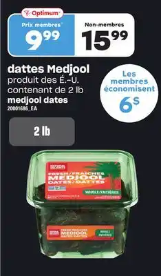 Provigo Dattes medjool, contenant de 2 lb offer