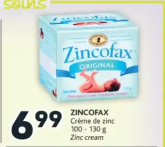 Brunet Zincofax crème de zinc offer