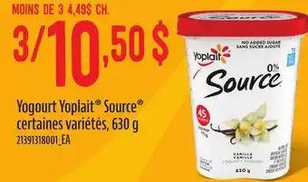 Provigo Yogourt yoplait source , 630 g offer