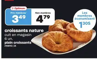 Provigo Croissants nature, 6 un offer