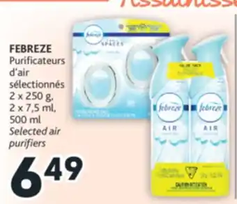 Brunet Febreze purificateurs d'air sélectionnés offer