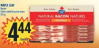 Marché Adonis Maple leaf bacon offer