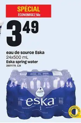 Provigo Eau de source eska, 24x500 ml offer