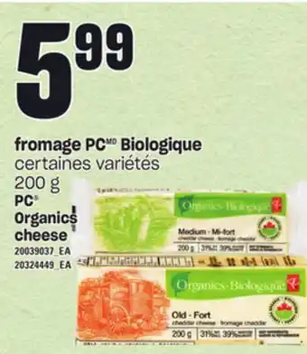 Provigo Fromage pc biologique, 200 g offer