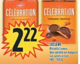 Marché Adonis Leclerc biscuits offer